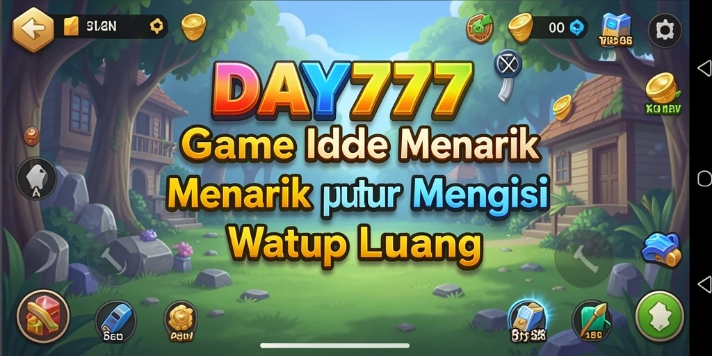 Tampilan gameplay menawan dari game Idle DAY777 dengan karakter yang aktif.