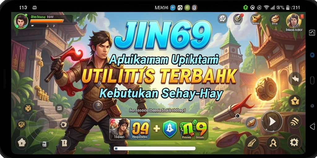 Tampilan aplikasi JIN69 yang memudahkan pengguna dalam mengelola aktivitas.