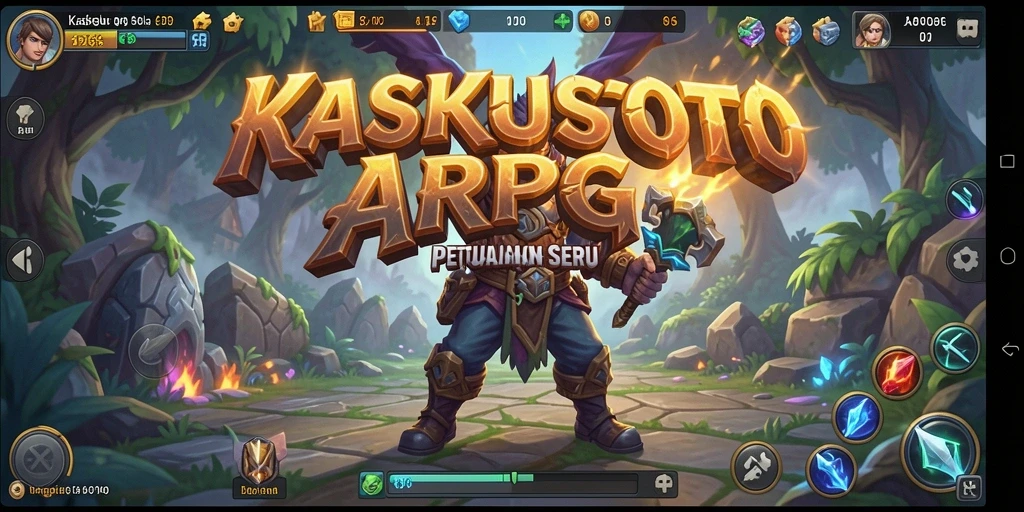 Tampilan gameplay ARPG KASKUSTOTO yang mendebarkan.