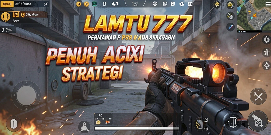 Tampilan gameplay menegangkan LAMPU777 dalam aksi FPS.