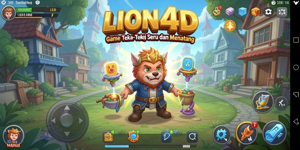 Gameplay menarik dari LION4D dengan berbagai teka-teki yang menantang.