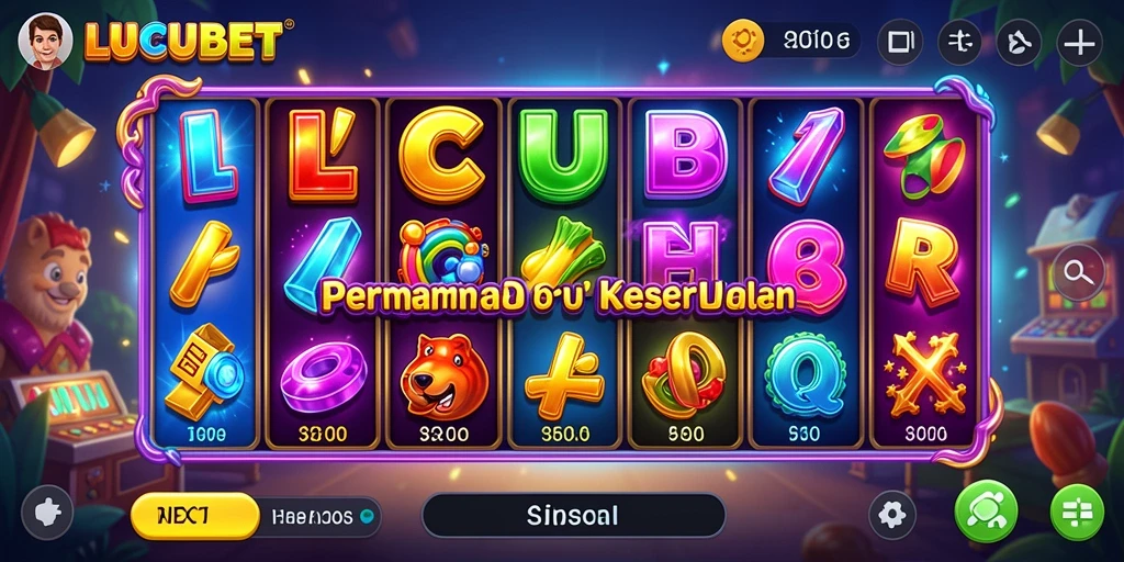 Tampilan gameplay LUCUBET yang memukau saat bermain slot.