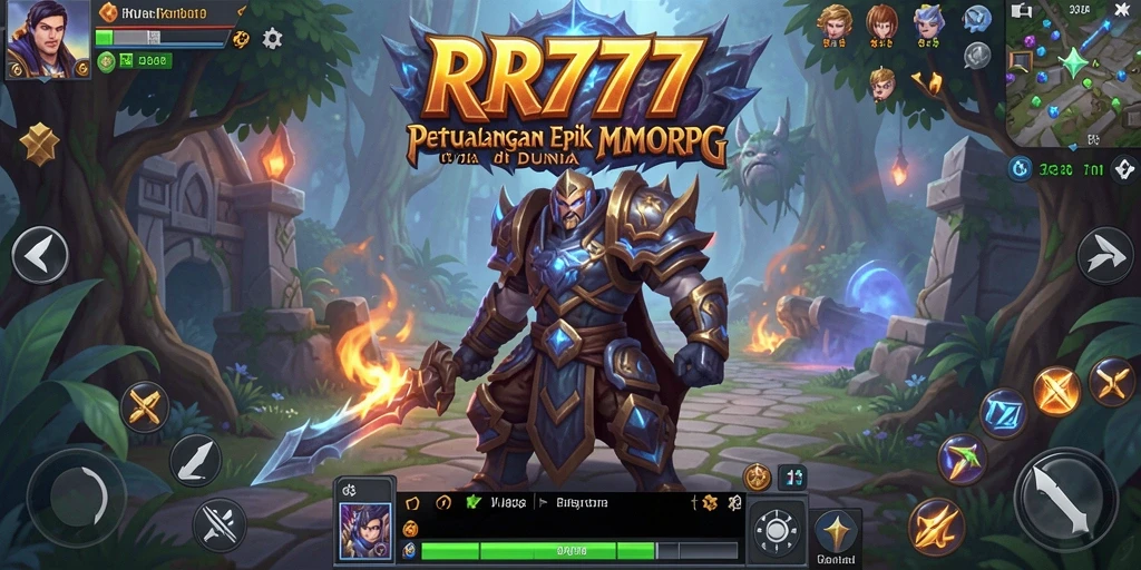 Tampilan gameplay MMORPG yang menakjubkan di RR777.