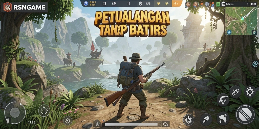 Tampilan gameplay seru dalam dunia Open World yang luas.