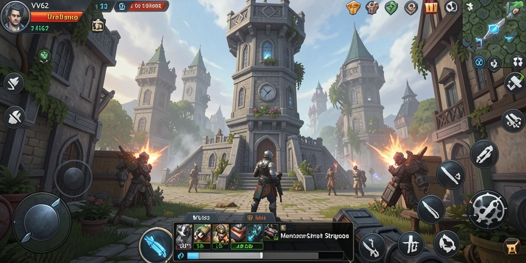 Gameplay menara pertahanan yang menegangkan dan strategi mendalam.