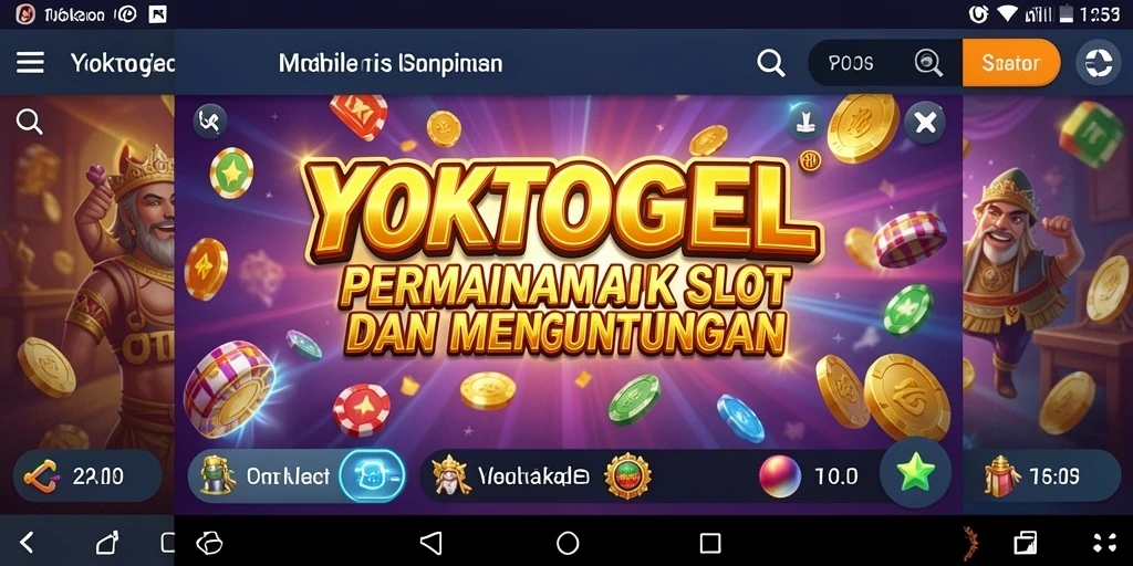 Tampilan gameplay YOKTOGEL yang menakjubkan dan mengasyikkan.